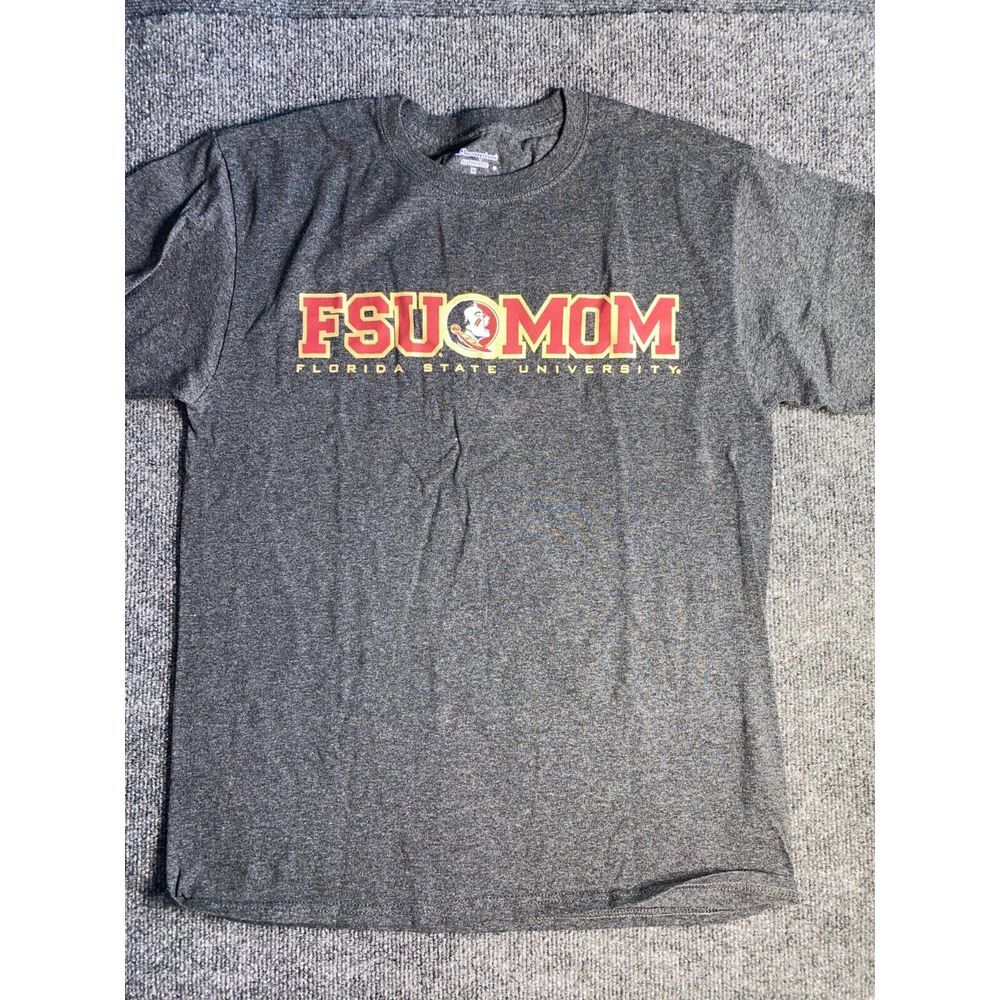NCAA Florida State Seminoles Champion T Shirt Football Mens Medium Gray Pullover